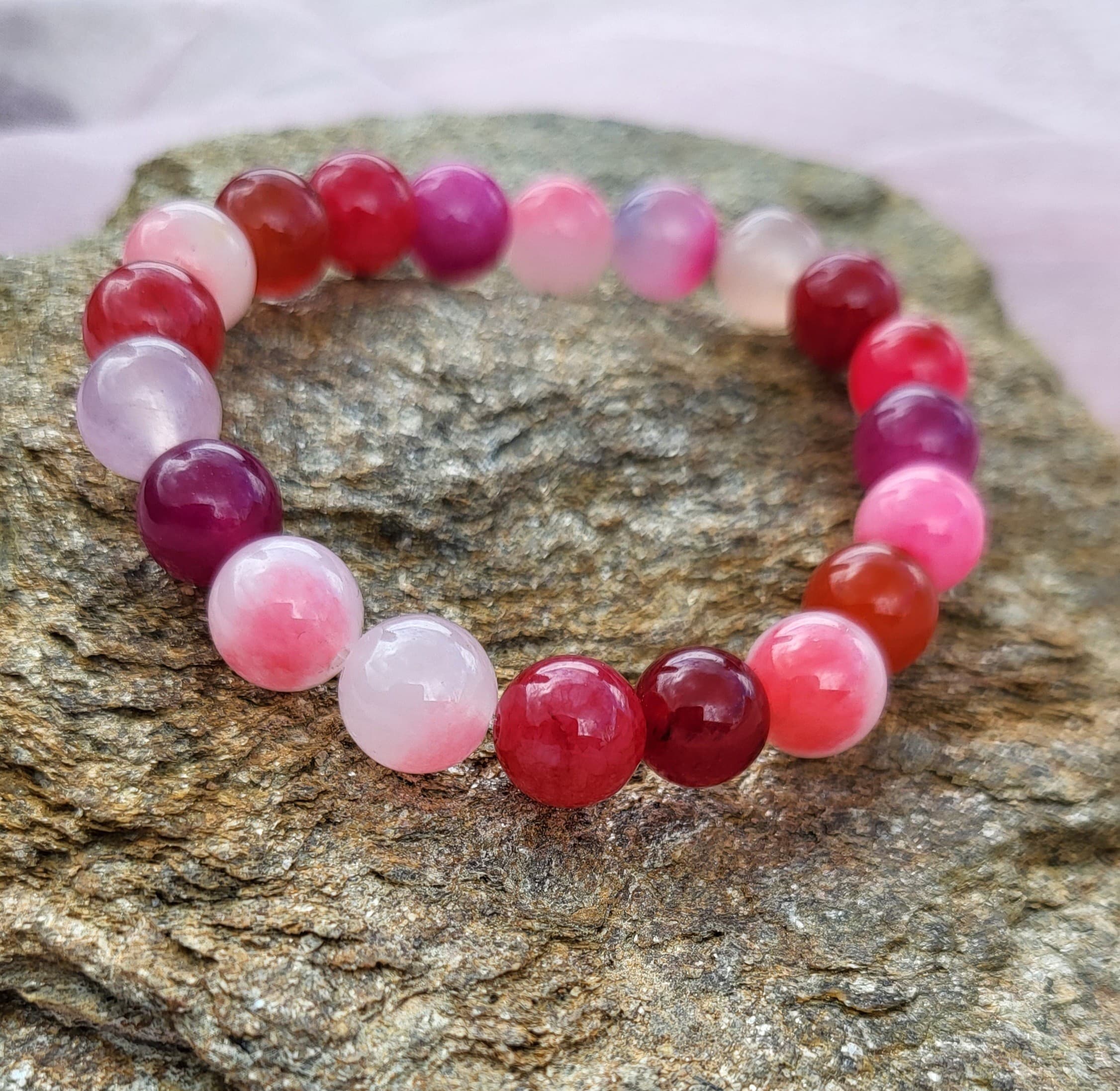 Bracelet Perles Rose Eau - Pour les esprits délicats