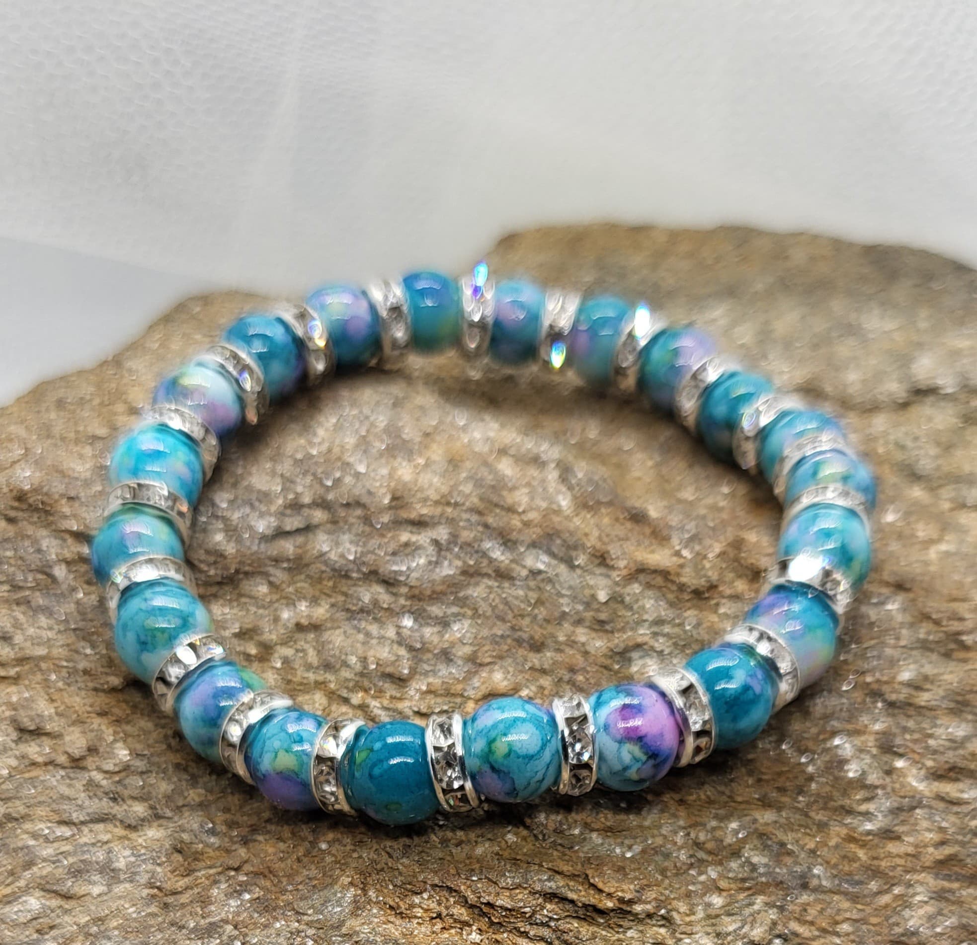 Bracelet Perles Bleues - Pour les esprits sereins